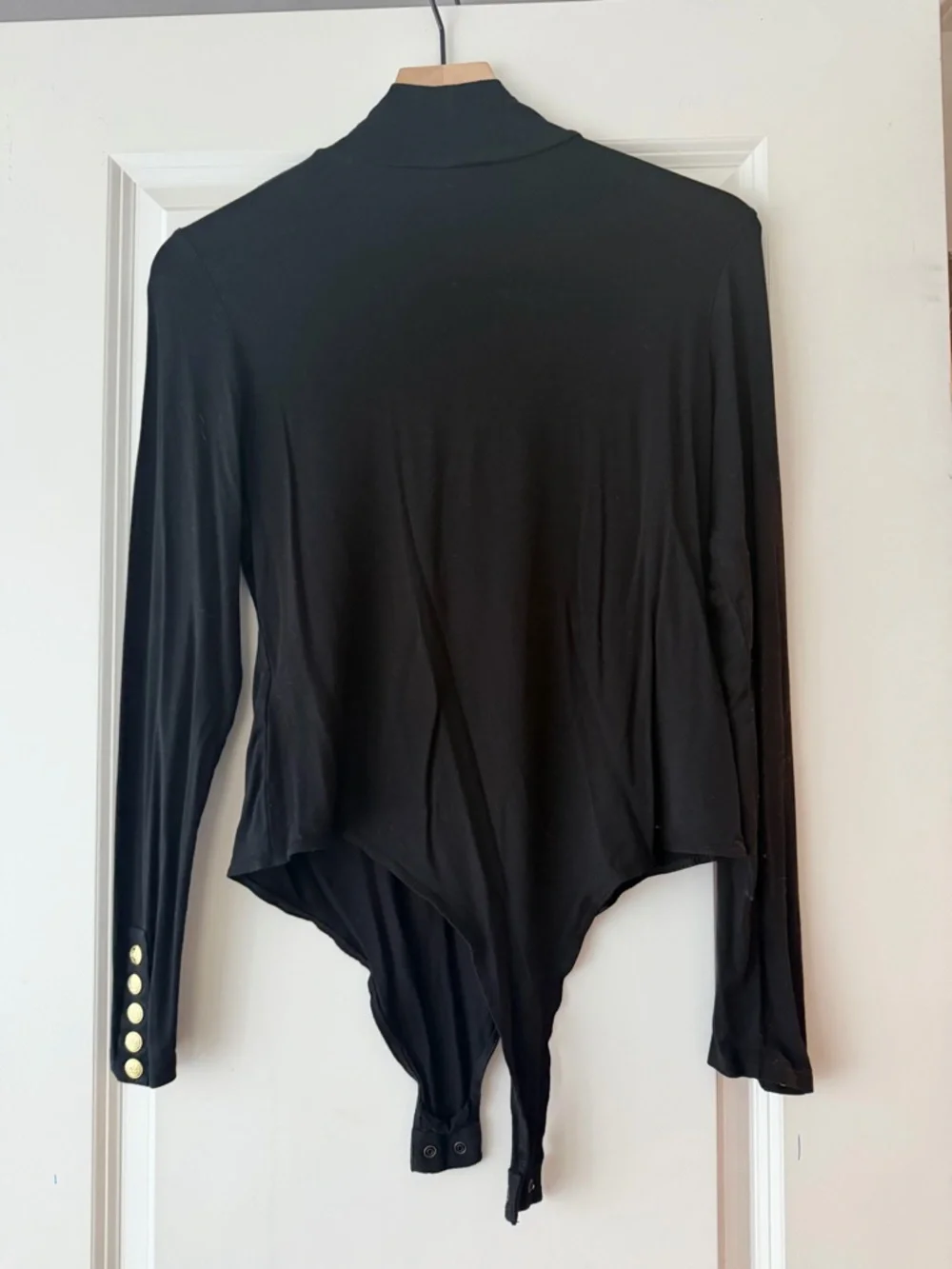 Holland Cooper Black Turtleneck Bodysuit sz L - Picture 4 of 5